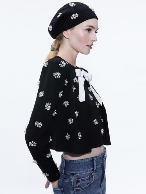 Alice + Olivia CHIRA SLOUCHY EMBELLISHED HAT