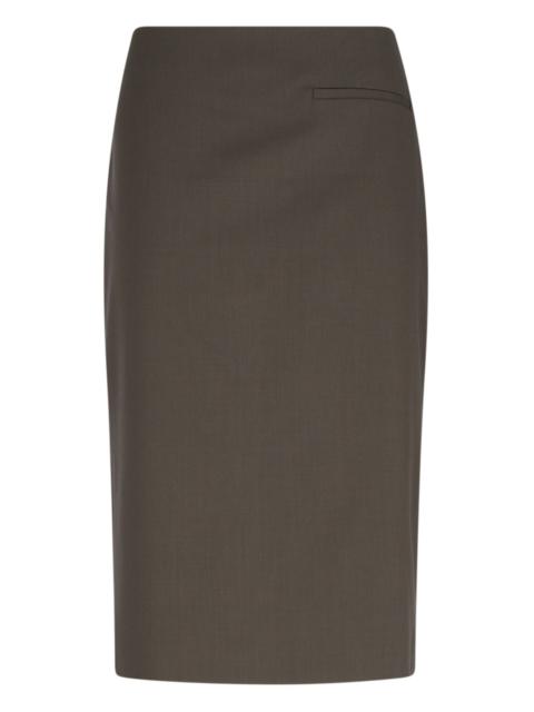 SHEATH MIDI SKIRT