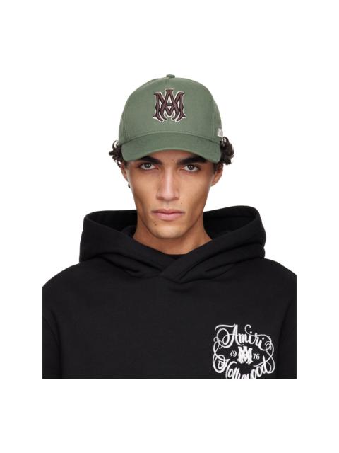 AMIRI Khaki MA Outline Canvas Cap