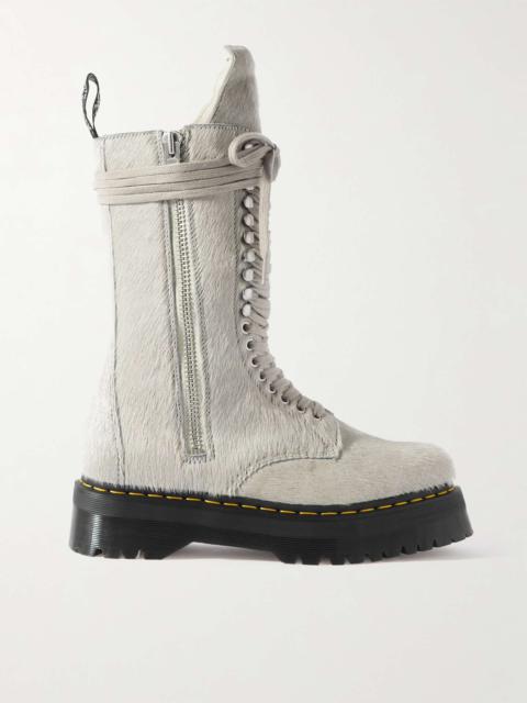 Dr. Martens + Dr. Martens Leather and Calf Hair Boots