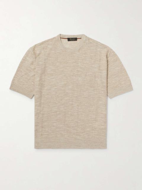 Tori Linen and Silk-Blend T-Shirt