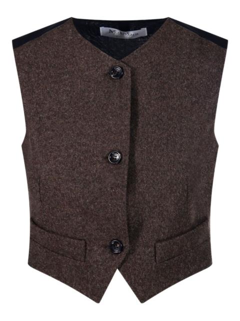 buttoned panelled jacket