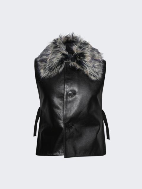 Dries Van Noten Lamson Vest Black