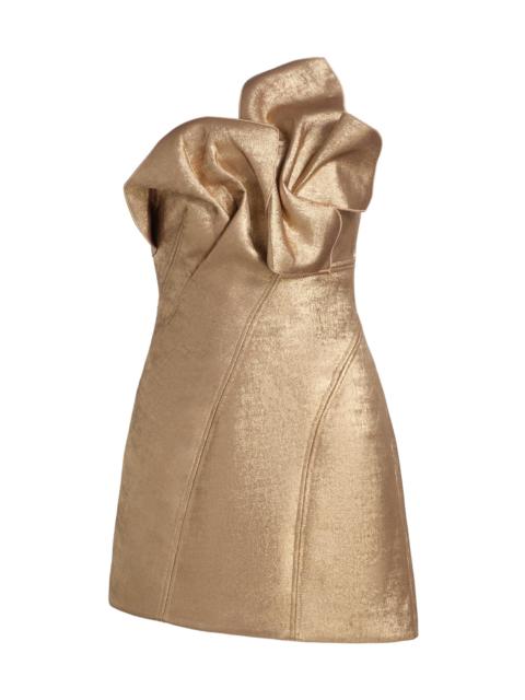 Acler Women's Finwood Metallic Minidress - Gold