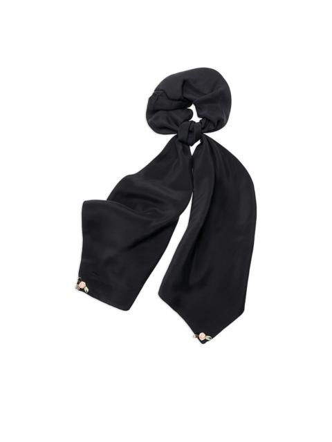 MAISON MICHEL Birdy floral-appliqué hair accessory