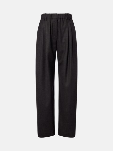 Brunello Cucinelli Monili virgin wool wide-leg pants