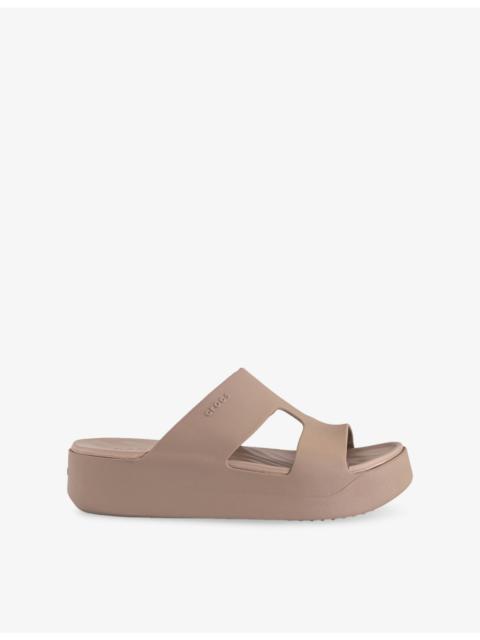 crocs Getaway H-Strap Rubber Flip Flops