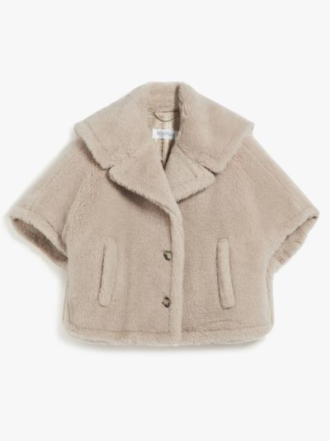 Max Mara Teddy fabric cape