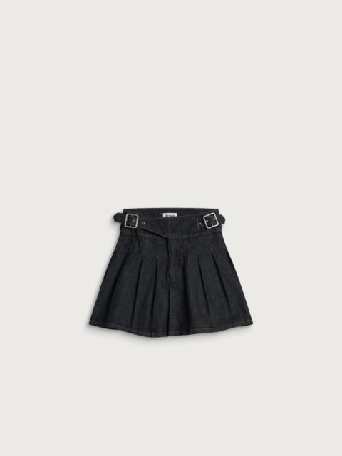 DAMSON MADDER. Damson Madder Dasha Mini Denim Skirt