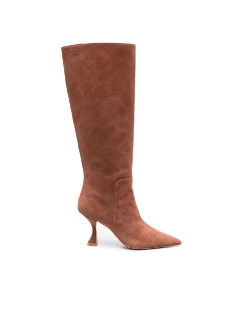 Stuart Weitzman pointed-toe high-heel boots