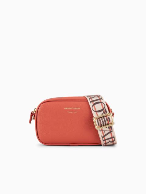 EMPORIO ARMANI Deer-print camera case with shoulder strap
