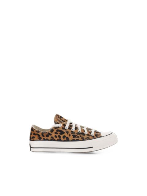 Converse Chuck 70 leopard-print low-top sneakers