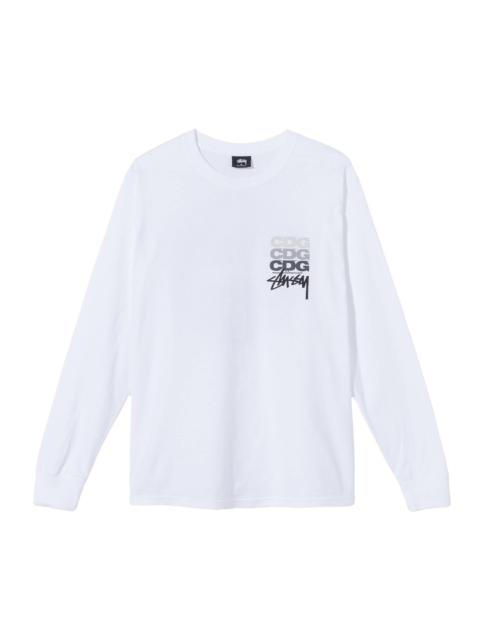 Stussy x Comme des Garçons Dot Long-Sleeve T-Shirt 'White'