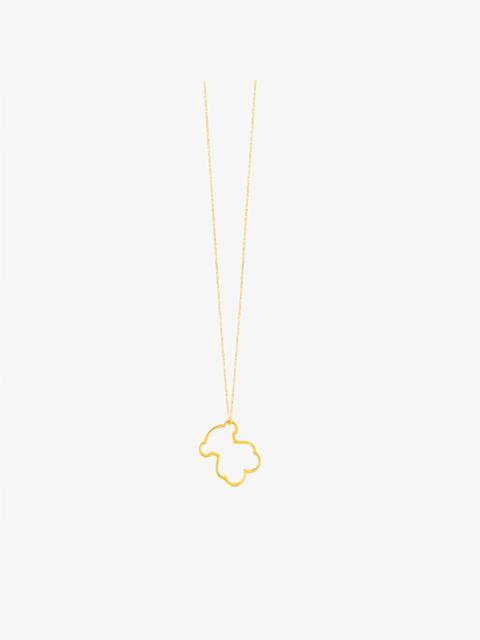 TOUS 18K solid gold Silueta Necklace