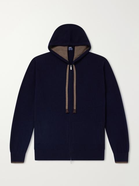 FEDELI Davis Cashmere Zip-Up Hoodie