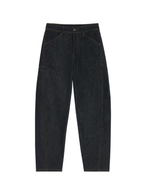 Lemaire DENIM SAILOR PANTS BLACK DENIM | REVERSIBLE