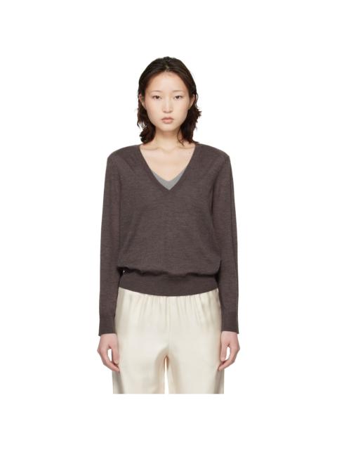 Brown Julio LDS Fluid Cashmere Sweater