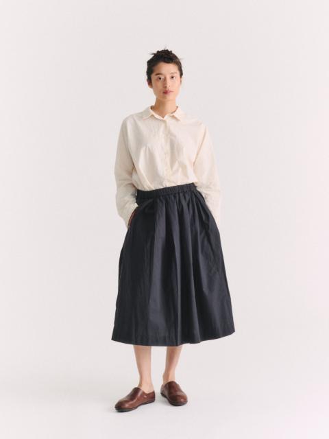 CASEY/CASEY SIMPLE RIDEAUX SKIRT - L COT - BLACK
