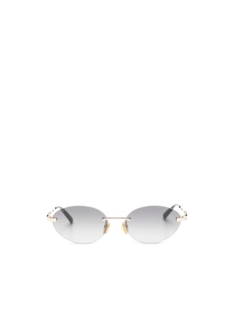 GUCCI oval-frame sunglasses