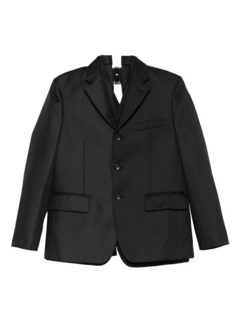 Comme Des Garçons single-breasted blazer