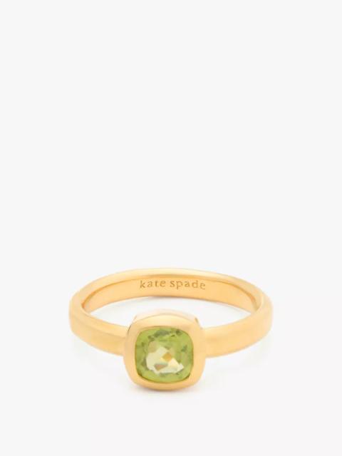kate spade Kate Spade Fine Time To Shine Gem Ring
