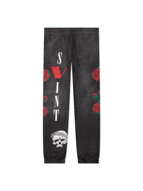 SAINT M×××××× X Vlone Sweatpant Black