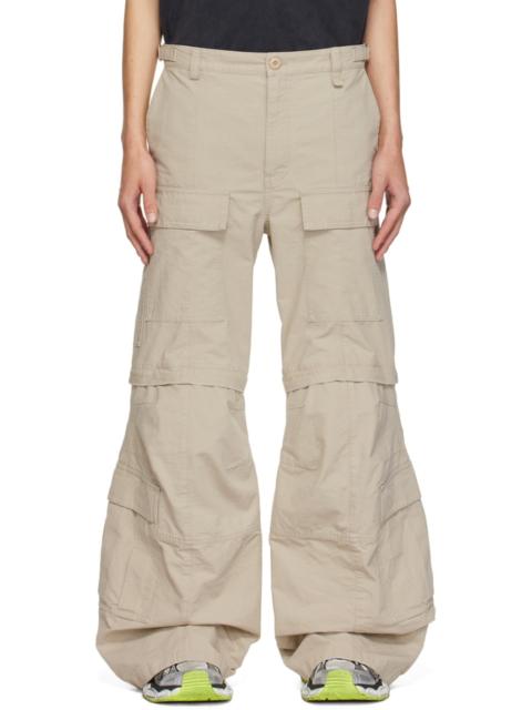 BALENCIAGA wide-leg cargo trousers