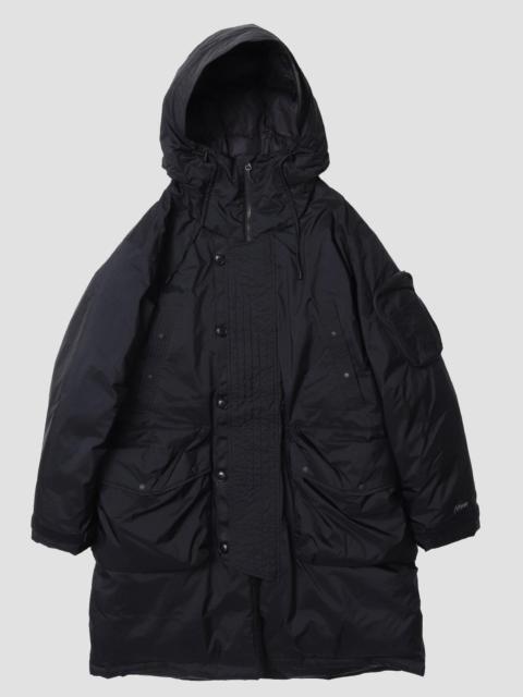 Nigel Cabourn Nanga Aurora Down Field Half Coat in Black