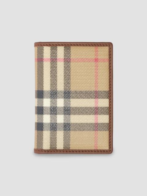 Burberry MagSafe Archive Check Passport Holder - Archive Beige