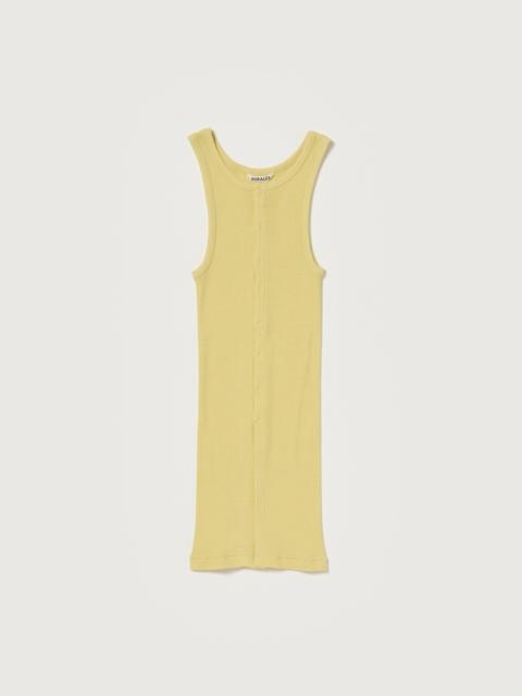 AURALEE ORGANIC SOFT RIB TANK