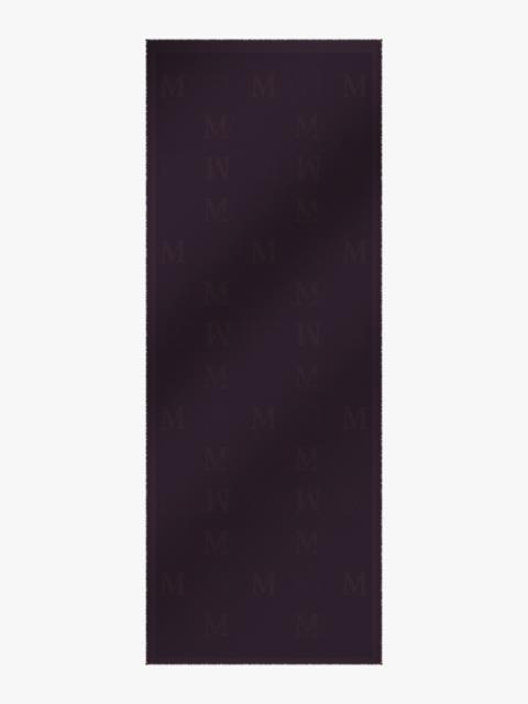 Max Mara CURVONE Jacquard-knit wool and silk stole