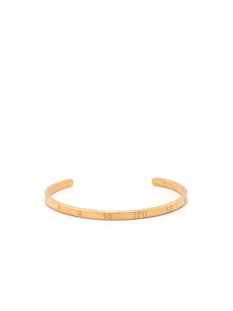 Maison Margiela numbers-motif cuff bracelet
