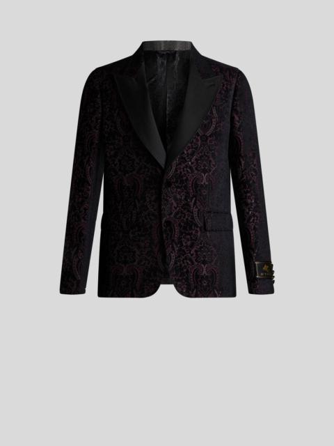 VELVET JACQUARD BLAZER