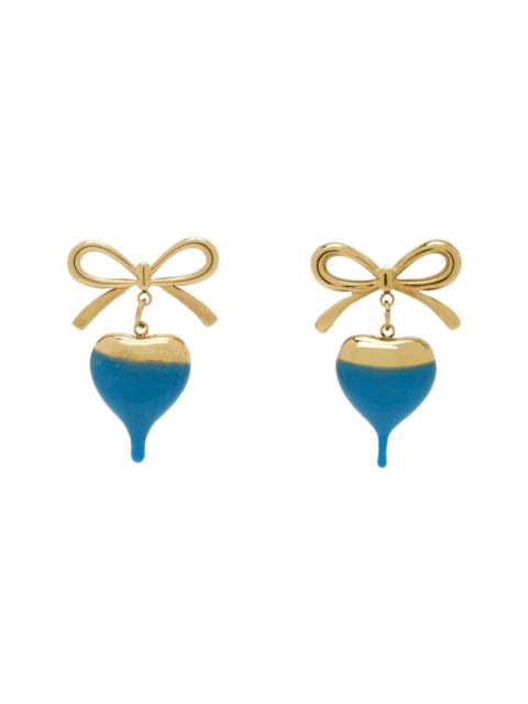 OTTOLINGER Dipped Bow Heart Earrings