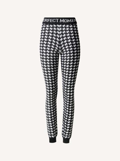 PERFECT MOMENT Houndstooth Merino Wool Legging