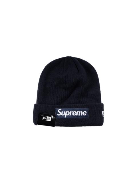 Supreme New Era Box Logo Beanie "FW16 - Navy" SU27479