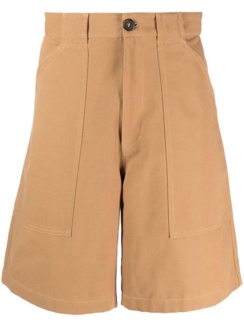 A.P.C. buttoned cotton shorts