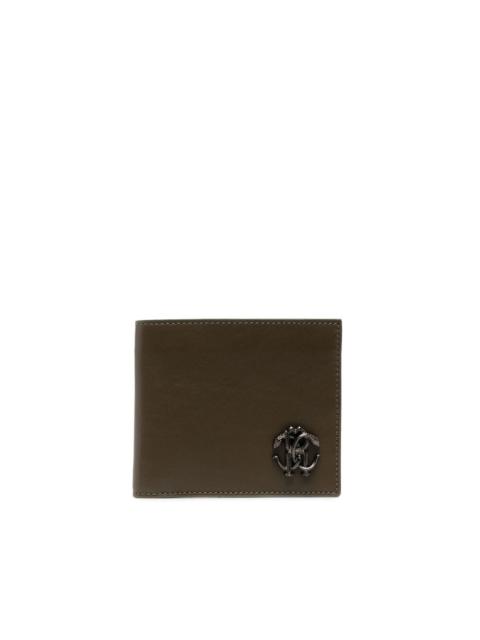 Roberto Cavalli logo-plaque leather wallet