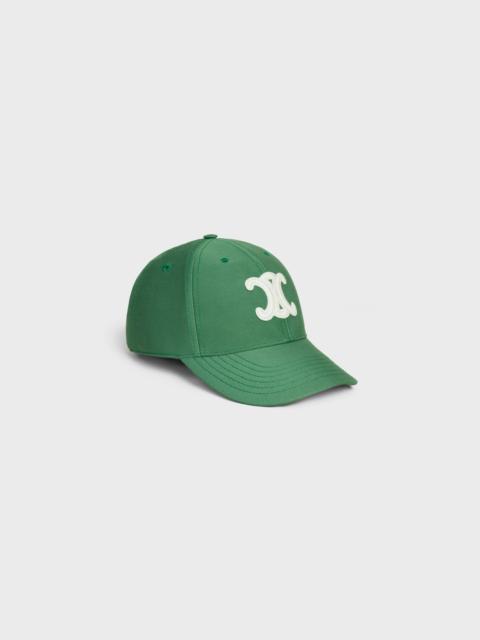 triomphe baseball cap IN WASHED COTTON GABARDINE