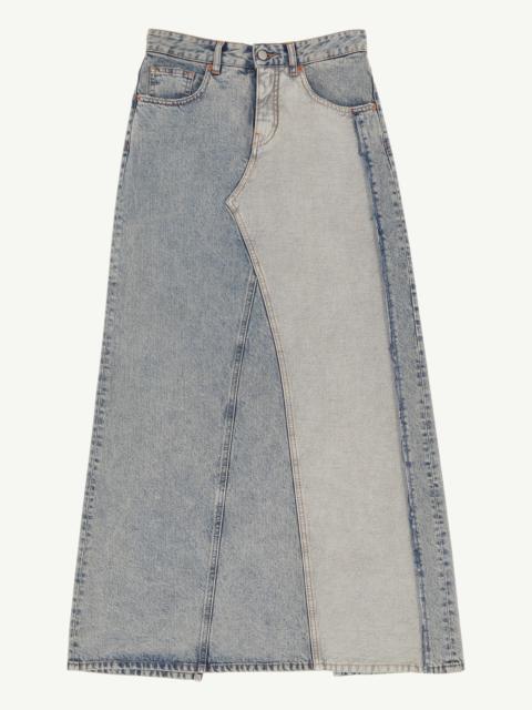 5-pocket Denim Long Skirt