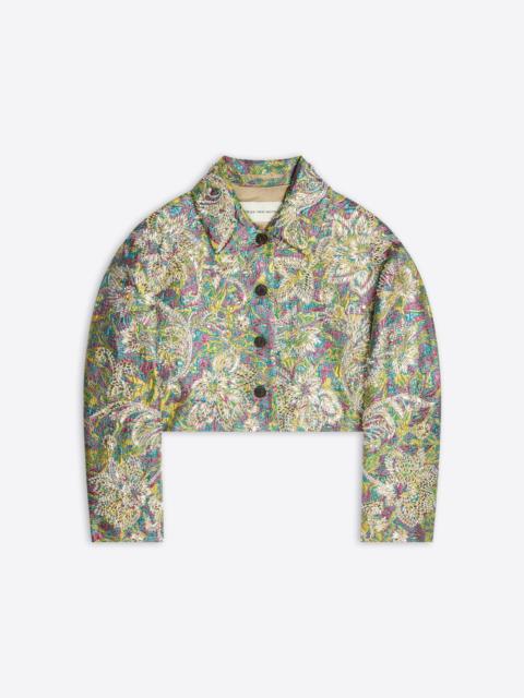 Dries Van Noten EMBROIDERED JACQUARD JACKET