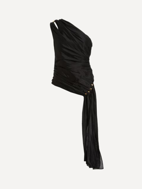 Aje. Capture One-Shoulder Top