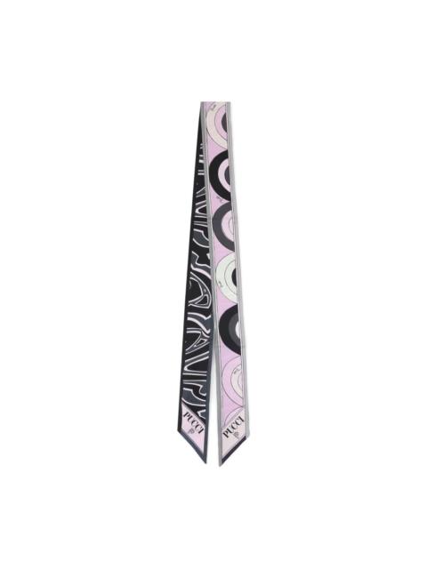 PUCCI geometric-pattern silk scarf