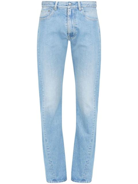 Maison Margiela Turn-up cotton jeans
