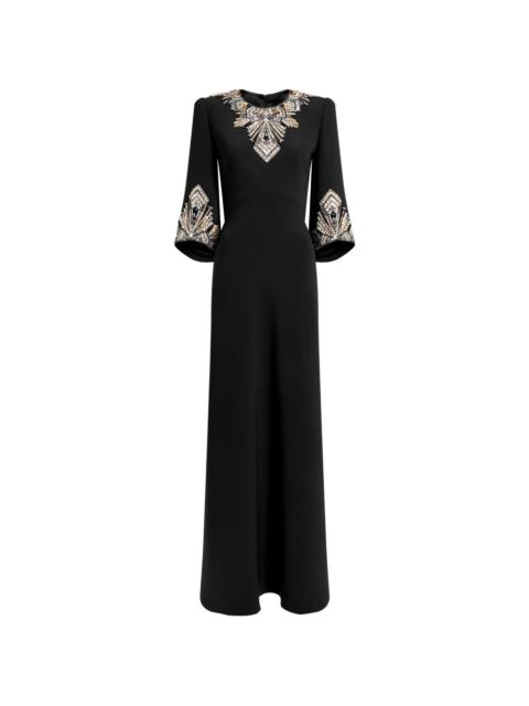 JENNY PACKHAM Ice Cascade embellished dress