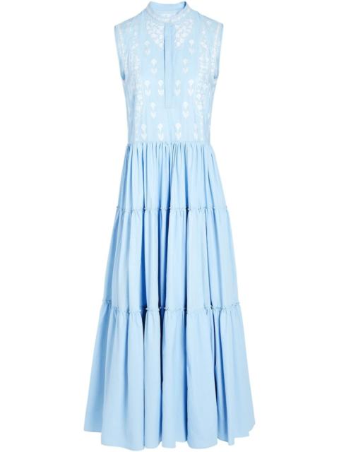 GIAMBATTISTA VALLI floral-embroidered dress