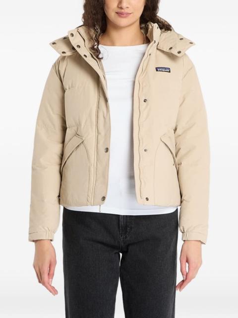 Patagonia padded-design hooded jacket