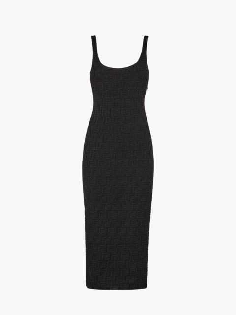 FENDI Black viscose dress