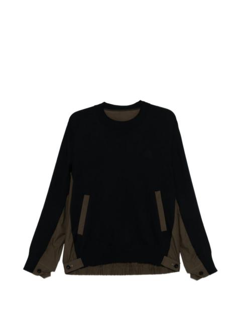 sacai pocket round-neck T-shirt