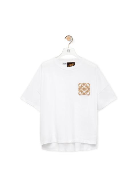 Boxy fit t-shirt in cotton